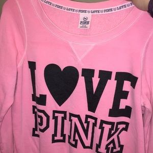 Pink nation medium sweatshirt like new